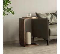 Table d'appoint en forme de C - Petite table de chevet moderne du milieu du siècle pour salon, chambre, coin et bureau