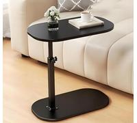Table d'appoint en forme de C, réglable en hauteur, table d'appoint pivotante à 360°, petite table d'appoint moderne, étagère à baignoire avec support de téléphone pour ordinateur, tables mobiles en C