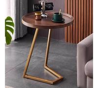 Table D'appoint en Forme De C, Table D'appoint Étroite, Table D'appoint Moderne, Table en C pour Intérieur, Salon, Chambre, Salle De Bain, Support en V, Bord Antichute Surélevé,A,40CM