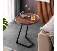 Table D'appoint en Forme De C, Table D'appoint Étroite, Table D'appoint Moderne, Table en C pour Intérieur, Salon, Chambre, Salle De Bain, Support en V, Bord Antichute Surélevé,B,40CM