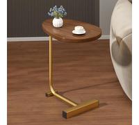 Table D'appoint En Forme De C, Table D'appoint Pour Chambre À Coucher, Table D'appoint Pour Canapé, Table D'appoint Coulissante Sous Le Canapé-Lit, Montage Facile, Pour Salon, Chambre À Coucher