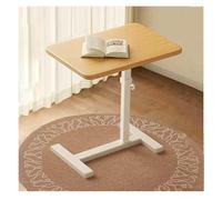 Table d'appoint en forme de C, table d'appoint réglable en hauteur, table de canapé pivotante, soulève et abaisse librement, utilisation polyvalente dans de nombreux scénarios