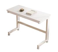 Table d'appoint en forme de C, table mobile pour ordinateur portable pour salon et chambre à coucher, design peu encombrant pour les petits espaces, utilisation au-dessus du lit