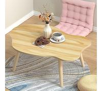 Table d'appoint en Forme de Nuage, Petite Table en Bois Massif, Table de Chevet Mignonne en Forme de Nuage, Table Basse pour Salon, Chambre à Coucher, Petit Espace, Chambre d'enfant, Facile