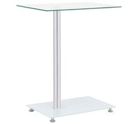Table d'Appoint en Forme U 45x30x58 cm Verre Trempé Canapé Salon Maison vidaXL