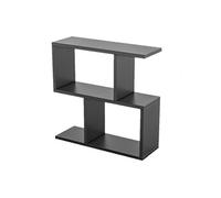 Toilinux - Table d'appoint en Mélaminé H.60cm - Gris Anthracite - Life Gris