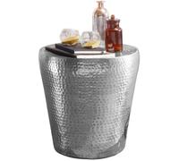 FineBuy Table d'appoint Métal 41x41x41 cm Table Basse Design Bout de canapé Rond