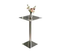 Table d'appoint en métal avec rangement, piédestal empilable, rehausseur décoratif carré pour salles d'exposition, expositions d'art et décoration d'intérieur