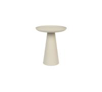 Table d'appoint en métal beige, petite, bouts de canapé - White Label, Ringar - 35x35x42 cm