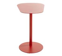 Table d'appoint en métal coloris rouge -longueur 53 x profondeur 38 x hauteur 60 cm