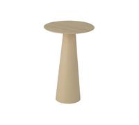 Table d'Appoint en Métal "Cône" 63cm Beige