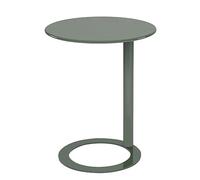Table d'appoint en métal en forme de C pour canapé, table basse moderne, meuble d'appoint élégant pour les petits espaces, essentiel du salon, gris, 56 cm de hauteur