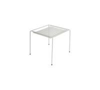 Table d'appoint en métal gris clair, compact, pour extérieur - Hübsch, String - 56x53x46 cm