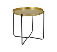 TABLE D APPOINT METAL MARTELE ALIA D50CM