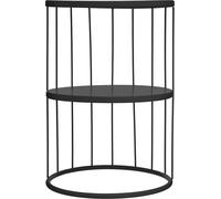 Atmosphera Table d'appoint Kobu noir Ø36 cm