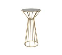 Table d'Appoint en Métal "Simple" 100cm Or