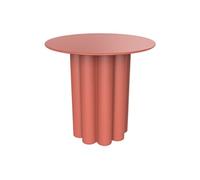 Vente-unique - Table d'appoint en métal - Terracotta - GAVOPI