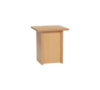 Table d'appoint en placage de chêne clair Straight