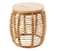 Table d'Appoint en Rotin ""Ana"" 45cm Naturel