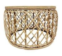 Table d'Appoint en Rotin Massa 60cm Naturel Beige