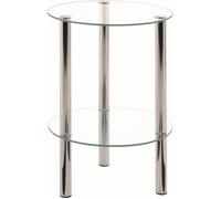 Table d'appoint en tube d'acier Verre trempé …