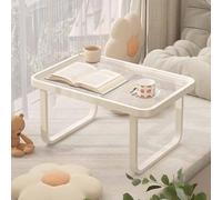Table d'appoint en verre, table d'appoint carrée, support stable, processus de peinture à haute température, hauteur confortable, cadre en forme d'arc, meuble d'appoint pour salon
