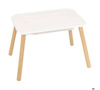 Atmosphera - Table d appoint Enfant buldy Blanc 68,5x43cm