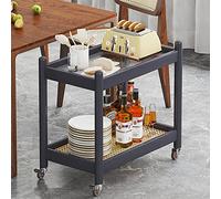 Table d'appoint étroite avec roulettes universelles, table de chevet pour canapé, table basse rectangulaire avec coins ronds en bois, mobilité à 360°