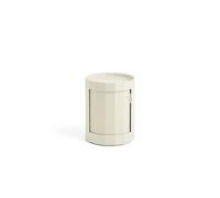 Table D'appoint Facet 100 avec Pieds/roulettes, Finition Coquille D'œuf Basse