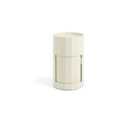 Table D'appoint Facet 101 avec Pieds/roulettes, Finition Coquille D'œuf