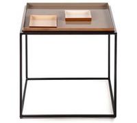 Table d'Appoint "Famosa" 40cm Café & Crème