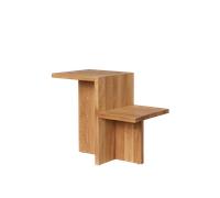 Ferm Living Table d'appoint Distinct 59.5x35x50 cm Natural oak