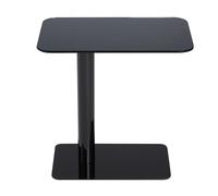 Table d'appoint Flash rectangulaire black powder-coated steel base