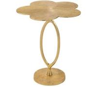 Table d'Appoint Design Fleur ""Tiana"" 61cm Or