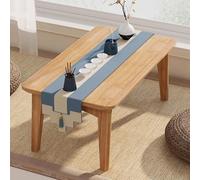 Table D'Appoint for Ordinateur Portable, Plateau De Lit en Bambou avec Pieds Pliables Et SystèMe De Verrouillage for Se Divertir, Boire du Thé, Travailler Ou MéDiter