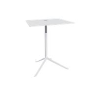 Table D'appoint Fritz Hansen Little Friend KS13 , Hauteur Réglable, Blanc/ Aluminium Thermolaqué