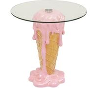 Kare Design Table d'appoint Glace Rose 48cm