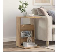 Table d'appoint / Guéridon - VIDAXL - Chêne artisanal - Rectangulaire - Bois d'ingénierie - 40 x 35 x 60,5 cm