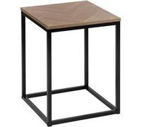 5five Table d'appoint H50 carrée Chevrons Noir