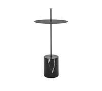 Table D'appoint Haute Wendelbo Calibre avec Poignée, Noir/marbre Noir