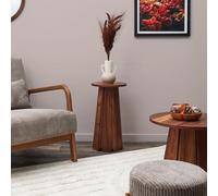Home Deco Factory Table d'appoint Will Collection Softness 30x55x30 cm Marron