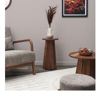 Home Deco Factory Table d'appoint Will Collection Softness 30x55x30 cm Marron