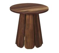 Home Deco Factory Table d'appoint Will HD0347 D45 cm Gigogne Collection Softness Marron