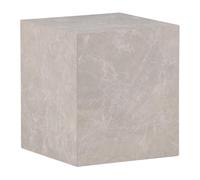 Table d'Appoint Imitation Marbre "York" 45cm Beige