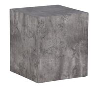 Table d'Appoint Imitation Marbre "York" 45cm Gris Foncé