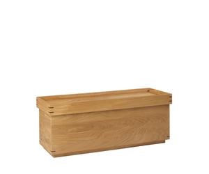 Table D'appoint Japonaise , Chêne Huilé Moyen Chaud