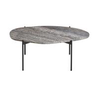 Table d'appoint La Terra L smooth powder coated iron frame