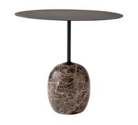 Table d'appoint Lato LN8 plateau acier rond H x Ø 50x40cm