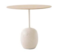 Table d'appoint Lato LN9 plateau chêne ovale WxHxD 50x45x40cm/with felt glides