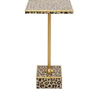 Table d'appoint léopard 25x25cm Kare Design